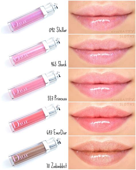 dior addict stellar gloss swatch|Dior lip gloss with name.